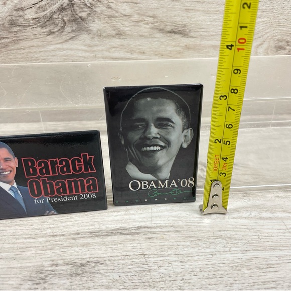 2008 Barack Obama For President Magnet Lot Of 2 Y2K 3” - Picture 2 of 4